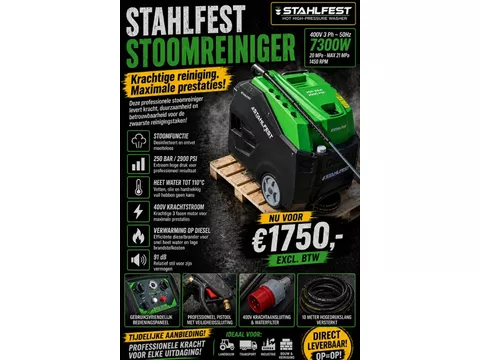 Stahlfest Stoomcleaner SF7820HPW -